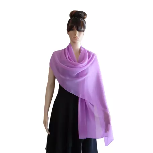Lavender Scarf. Long Scarf. Wrap Scarf. Chiffon Scarf. Lavender