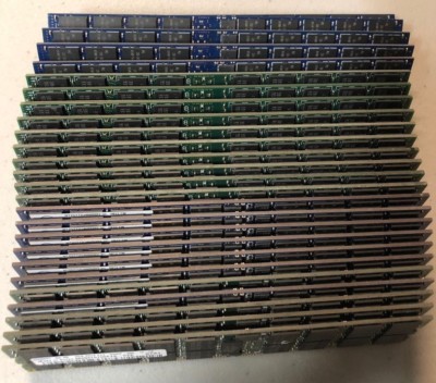 (26 QTY) 52GB of PC2-5300P 2GB 2Rx4 ECC REG DDR2 (Mix Brand: Samsung & NANYA) 