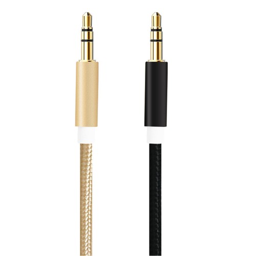 3.5mm Aux Auxiliary Male To Male Stereo Audio Cable In-line Control Cell Phone - Picture 7 of 7