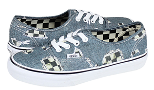 blue denim vans