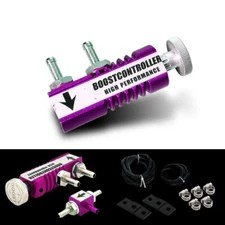 Racing Turbo Boost Bypass Controller Kit Universal Adjustable 30Psi Purple