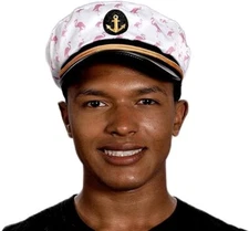 Adult Captain's Hat Ship Yacht Sailor Funny Halloween Costume Cosplay Accessory