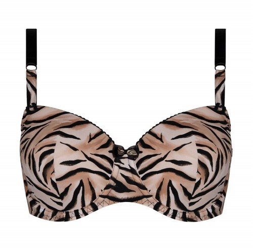 ANTIGEL by LISE CHARMEL FCH8078 TIGRE REBELLE FULL CUP UNDERWIRED BRA IN 36E - Picture 3 of 4