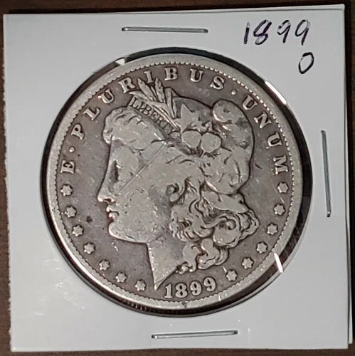 1899 O MORGAN SILVER DOLLAR US New Orleans Mint Fine Details Better Date 51221C