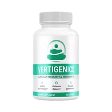 Vertigenics Capsules - Supports Balance System & Dizziness - 60 Capsules
