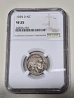 1925-D NGC VF25 BUFFALO NICKEL, #2680352-003