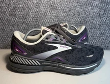 Brooks Womens Adrenaline GTS 23 1203811B072 Black Running Shoes Sneakers Size 9B