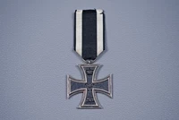 WWI GERMAN 1914 IRON CROSS 2nd CLASS ON ORIGINAL RIBBON