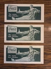 Three Vintage Coca-Cola Ink Blotters