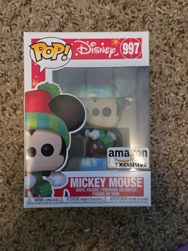Disney Funko Pop! Holiday Mickey Mouse #997 Amazon Exclusive – New
