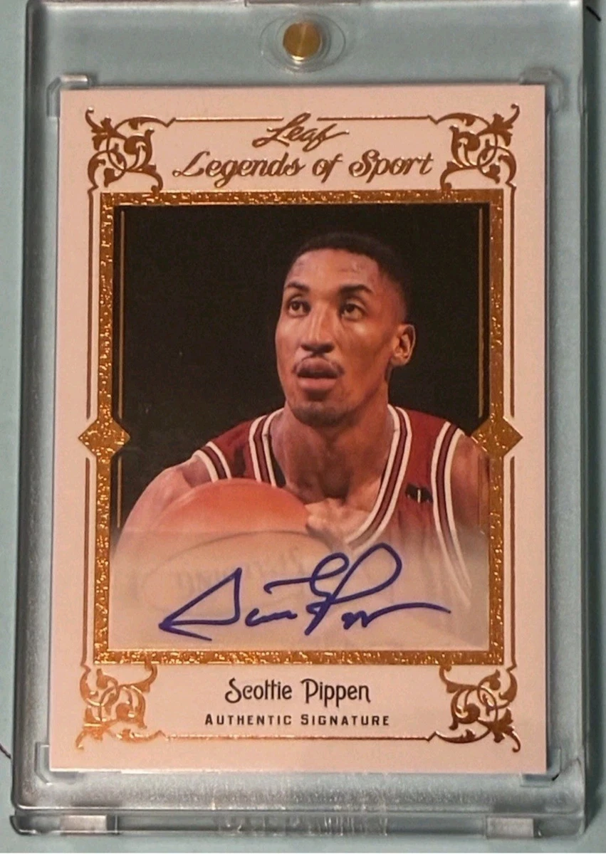 Scottie Pippen Basketball Autographed Sports Trading Cards