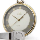 Vintage  [NEAR MINT] OMEGA De Ville Poket Watch 191.173 Qz 40mm From JAPAN A560