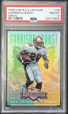 1998 Leaf R&S Crusade Green #49 Garrison Hearst /250 PSA 8 (pop:1, higher:4)