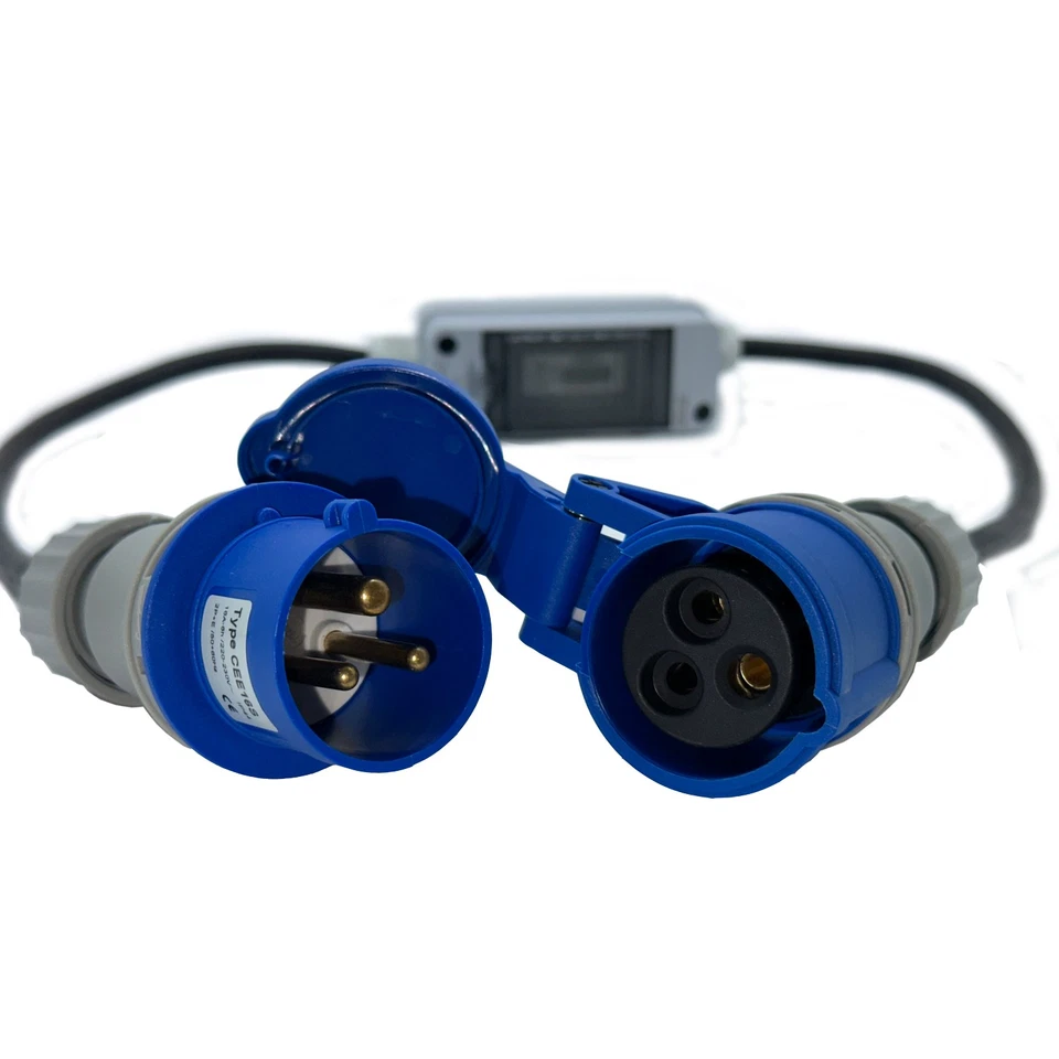 CEE Zwischenzählerbox 3-polig für Camping Garten Baustelle MID geeicht - Bild 4 von 4