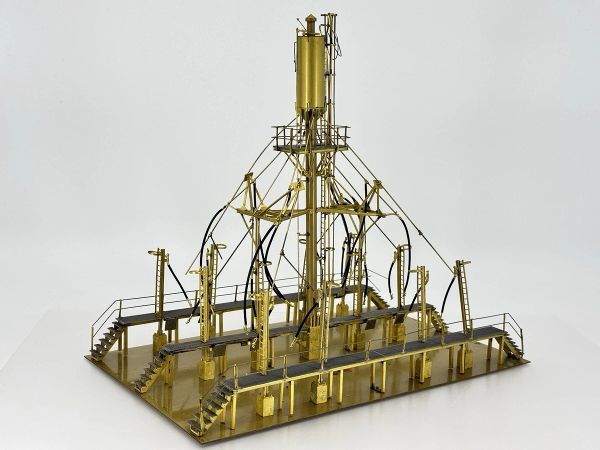 HO Overland Models OMI 3072 Brass 10 Ton Sand Tower Double (with platforms)