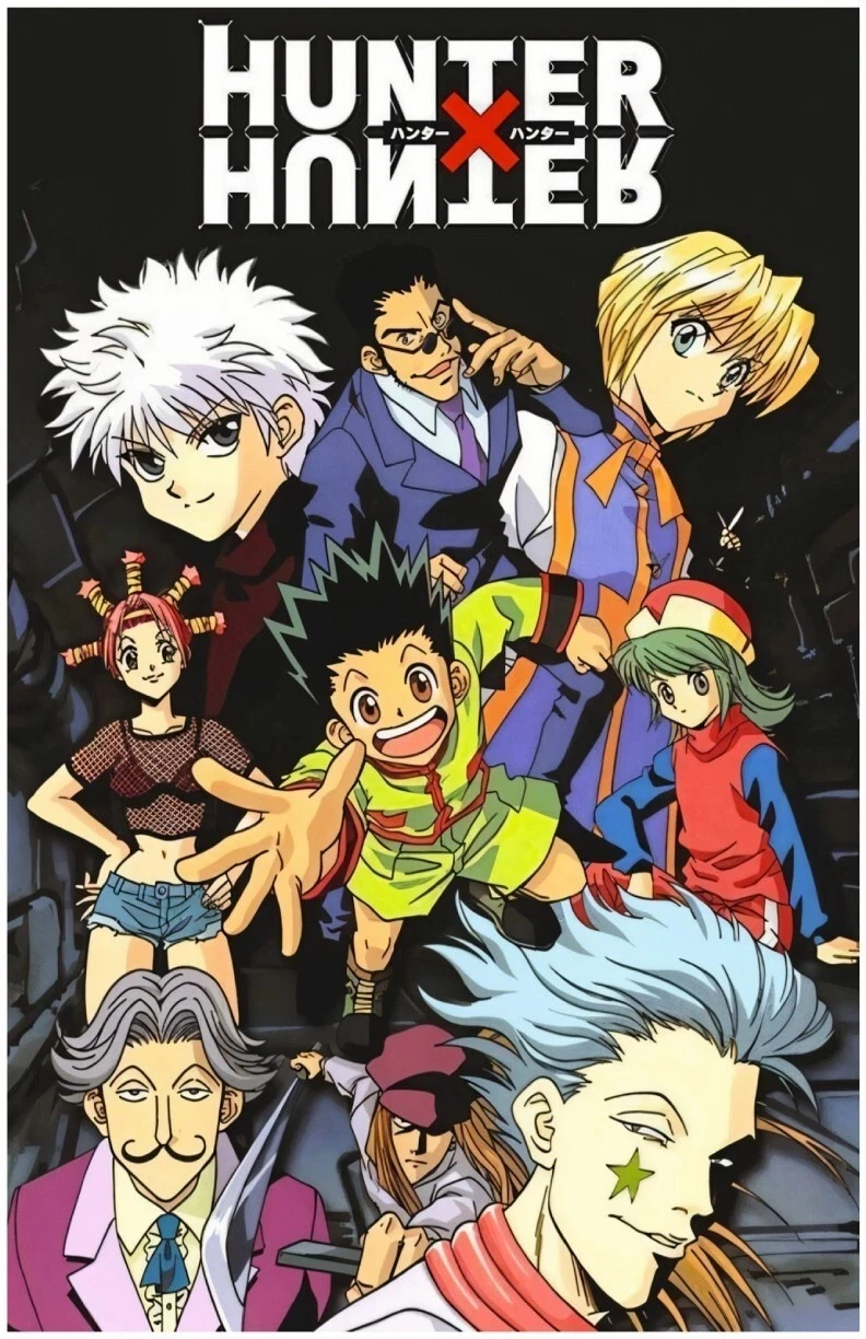 Hunter x Hunter Anime Poster 1999 Hisoka Blue Hair POSTER PRINT 16"x24" wall art