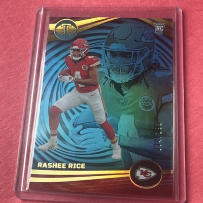 🔥Panini Illusions Rashee Rice LightBlueJERSEY NUMBER 🔴04/199🔴.              