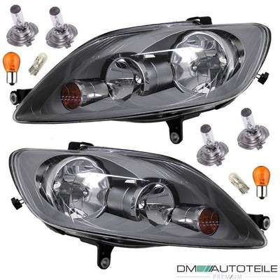 Scheinwerfer Set + MOTOR + SET BIRNEN KOMPLETT passt für Golf 5 Plus ab 05-09