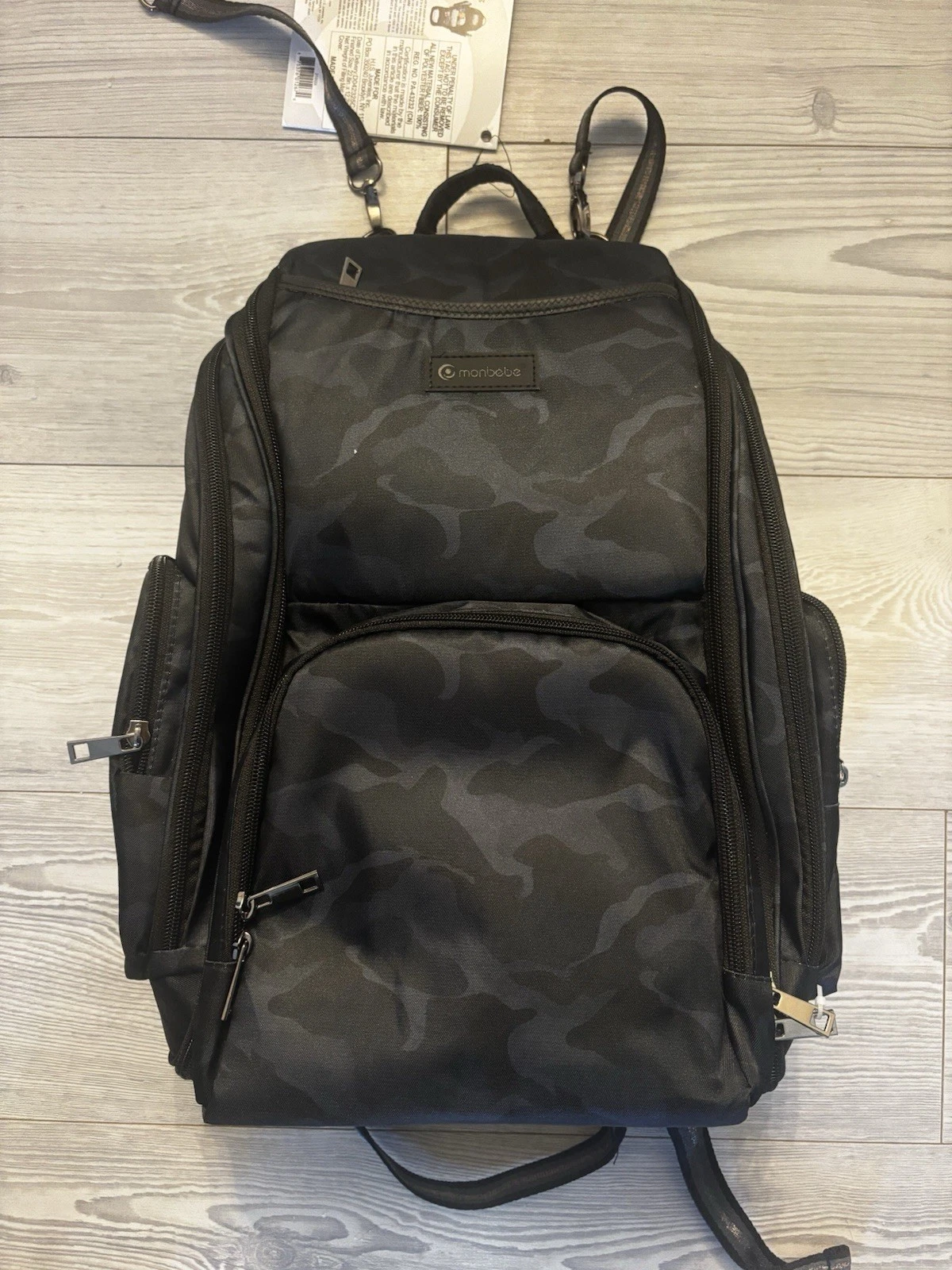 Monbebe Metro Infant Diaper Bag Backpack with Changing Pad
