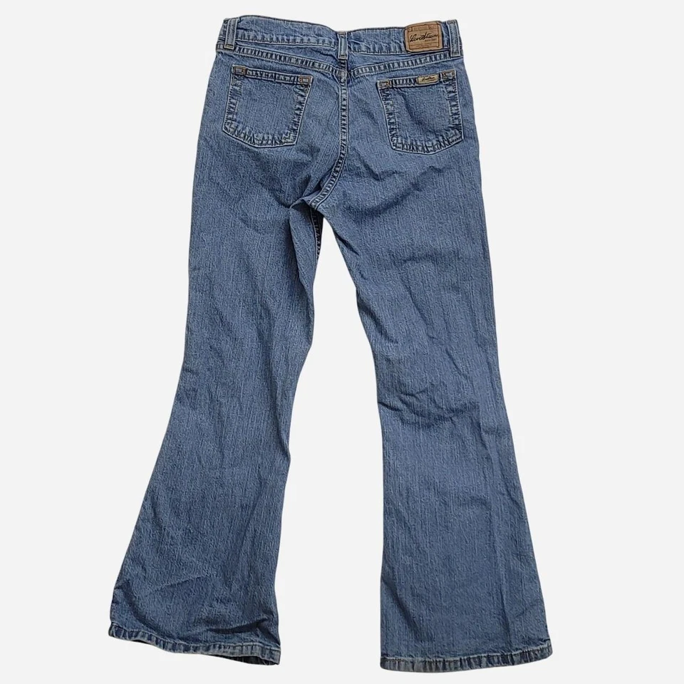 Джинсы для девочек Levi's с заниженной талией расклешенные | размер 10,5 свободная посадка - Изображение 3 из 4