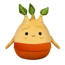 Squishmallows "Harry Potter" 10" Yellow Mandrake Plush, Medium-Sized, Jazwares