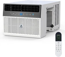 8,000 BTU U-Shaped Smart Inverter Window AC - Cools 370 Sq.Ft, Energy Star Ce...