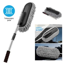 Adjustable Telescopic Car Wash Brush Kit Long Handle Mop Vehicle Cleaning Tools