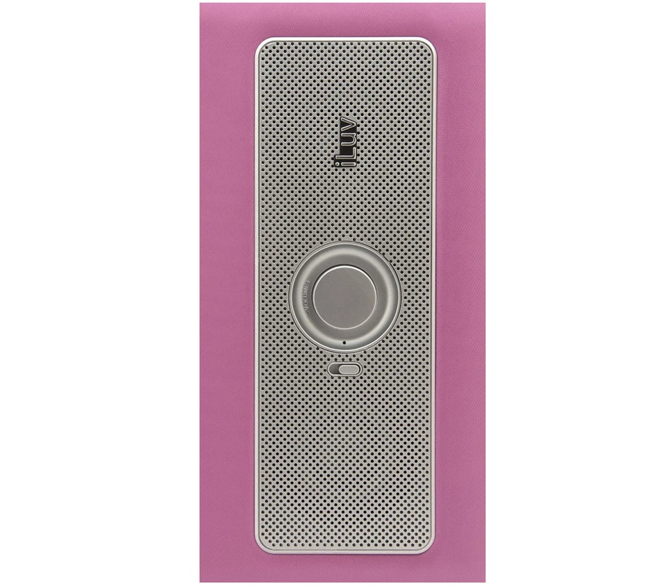 iLuv PINK Powered Travel Speaker Protective Zipper Case for iPad 2 3 4 Tablets - Image 2 of 4