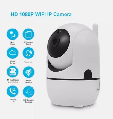 TELECAMERA Sicurezza YOOSEE INTERNA 1080P WIFI Infrarossi Rileva Movimenti Audio