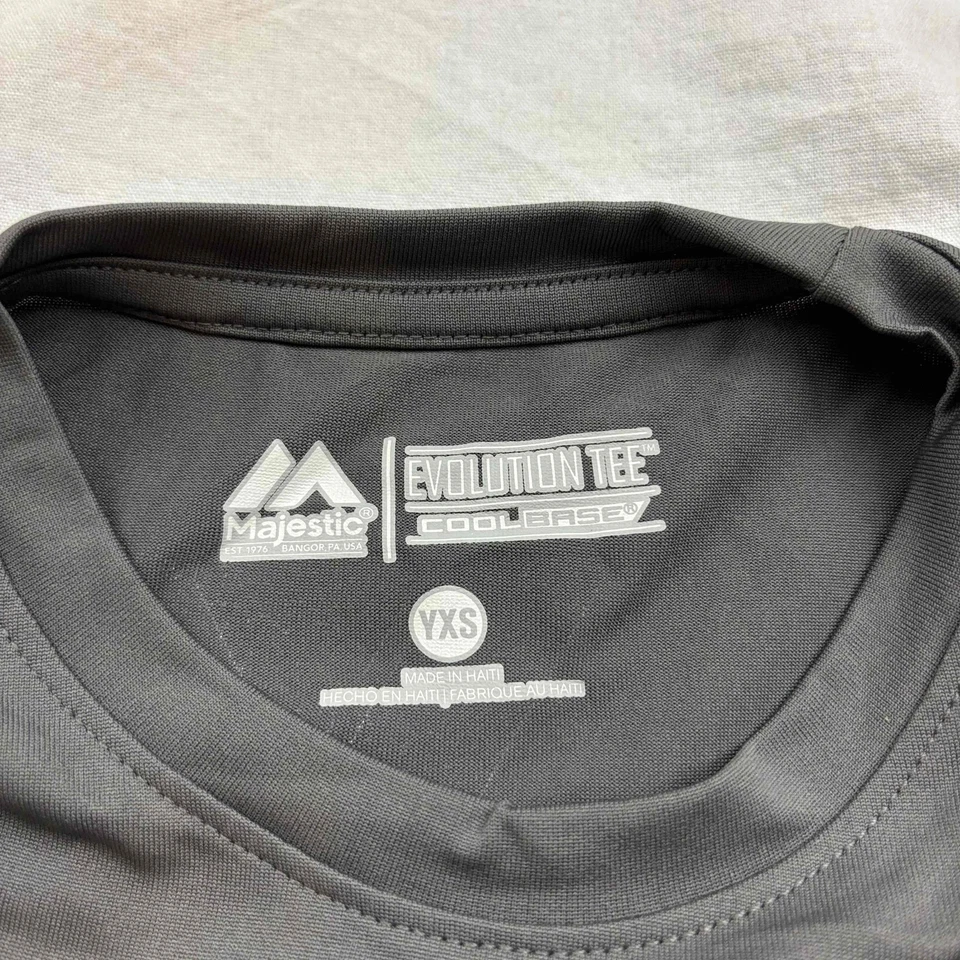 Arizona Diamondbacks MLB D Backs Evolution Majestic Tee Gray Unisex Youth XS - Image 3 of 4