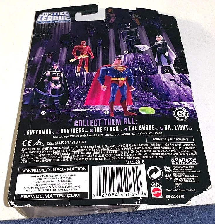 DC SUPER HEROES 2007 LIGA DE LA JUSTICIA ILIMITADA DR.LIGHT FIGURA DE 4" ¡RARA! Difícil de encontrar! Foto 4 de 4