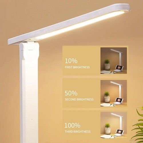 Mini Desk Lamp Touch Control Dimmable Folding Reading Night light Kids room UK - Picture 4 of 6