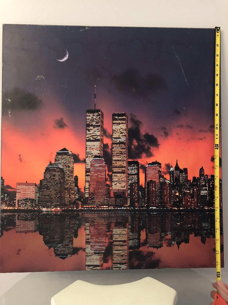 【ヴィンテージ】光る！ニューヨークEternal Twin Towers 額装 s-l400.jpg