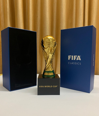 FIFA World Cup Trophy Replica 150mm with Pedestal FIFA Official