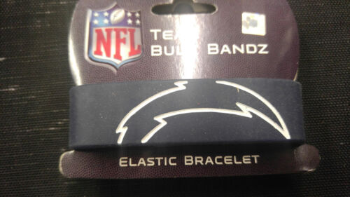 San Diego Chargers Bulk Bandz Elastic Wrist Band Bracelet - 第 1/1 張圖片