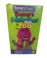 The Lyons Group VHS Tape Movie Barneys Alphabet Zoo Sing Along 1994 Ages 1-8