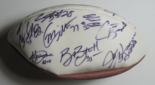 Signed Pittsburgh Steelers Commemorative Football Cam Heyward, Andy Russell +14 - Picture 3 of 9