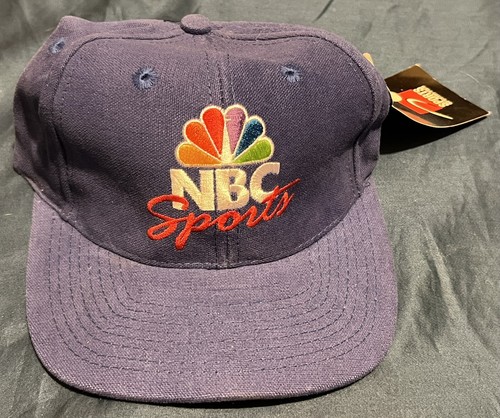 NWT VTG 90's Sports Specialties Blue NBC Sports Logo Snapback Cap Hat New w/Tag