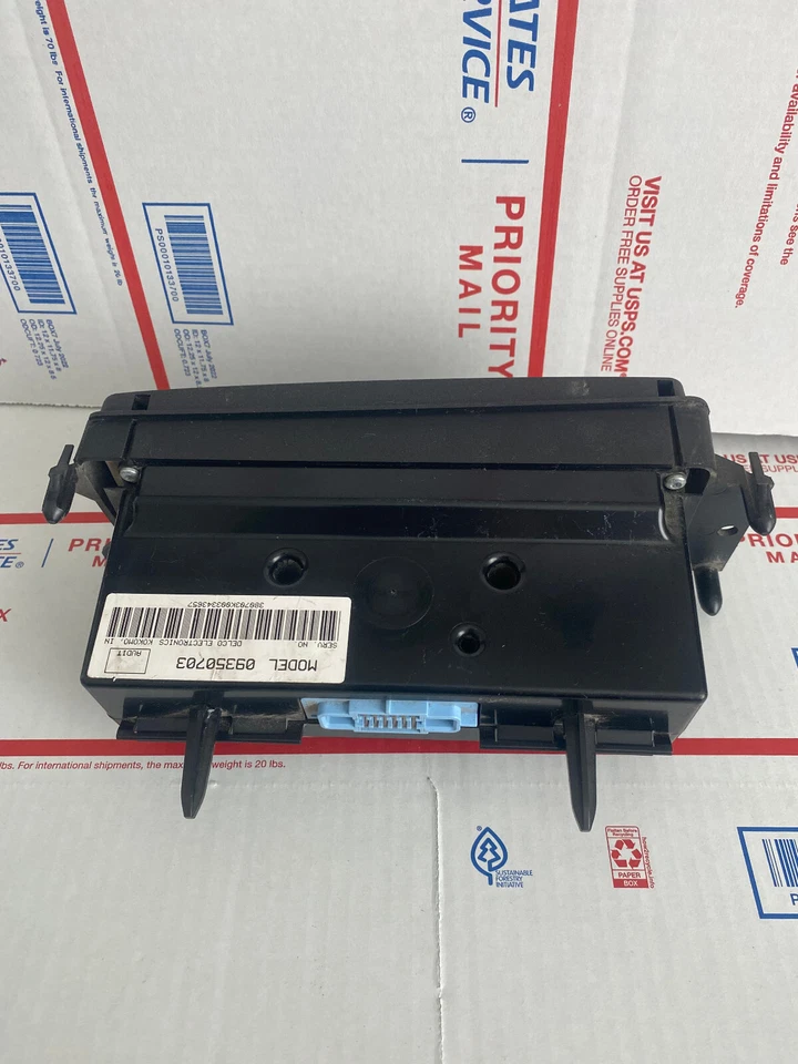 01 - 03 OLDSMOBILE AURORA AIRE ACONDICIONADO CALEFACCIÓN CONTROL DE TEMPERATURA 09350703 Foto 2 de 3