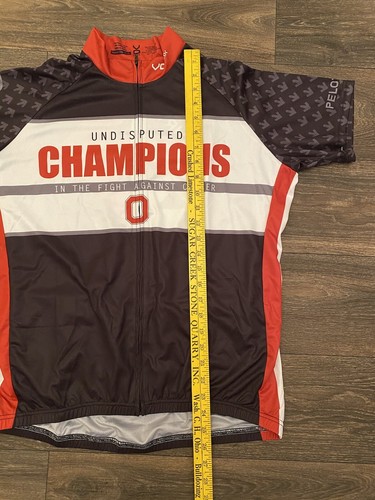 VoMax Pelotonia Ohio State Buckeyes Zip Cycling Jersey Women’s size XL - Picture 6 of 7