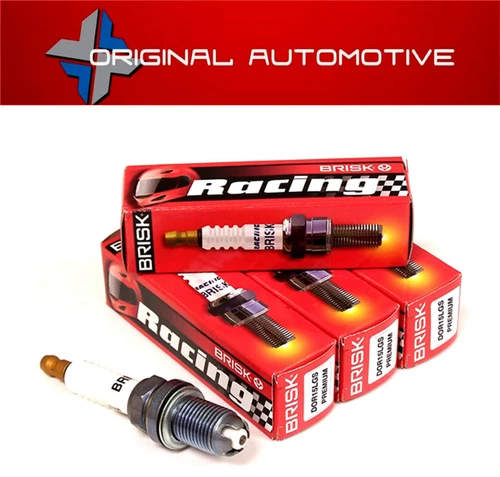 4x Brisk High Performance Spark Plug DOR15LGS LPG, Petrol, Racing