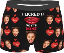 Custom Boxers For Men With Funny Photo Face, ...