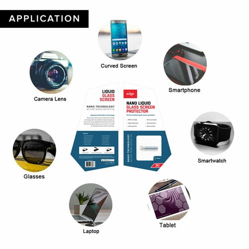 Nano Hi-Tech Invisible Liquid Screen Protector for all iPhone Samsung LG devices - Picture 4 of 10