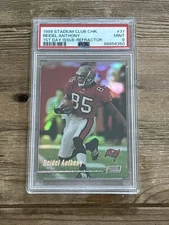 PSA 9 1999 Stadium Club Chrome Reidel Anthony #d /25 1st Day Issue-Refractor