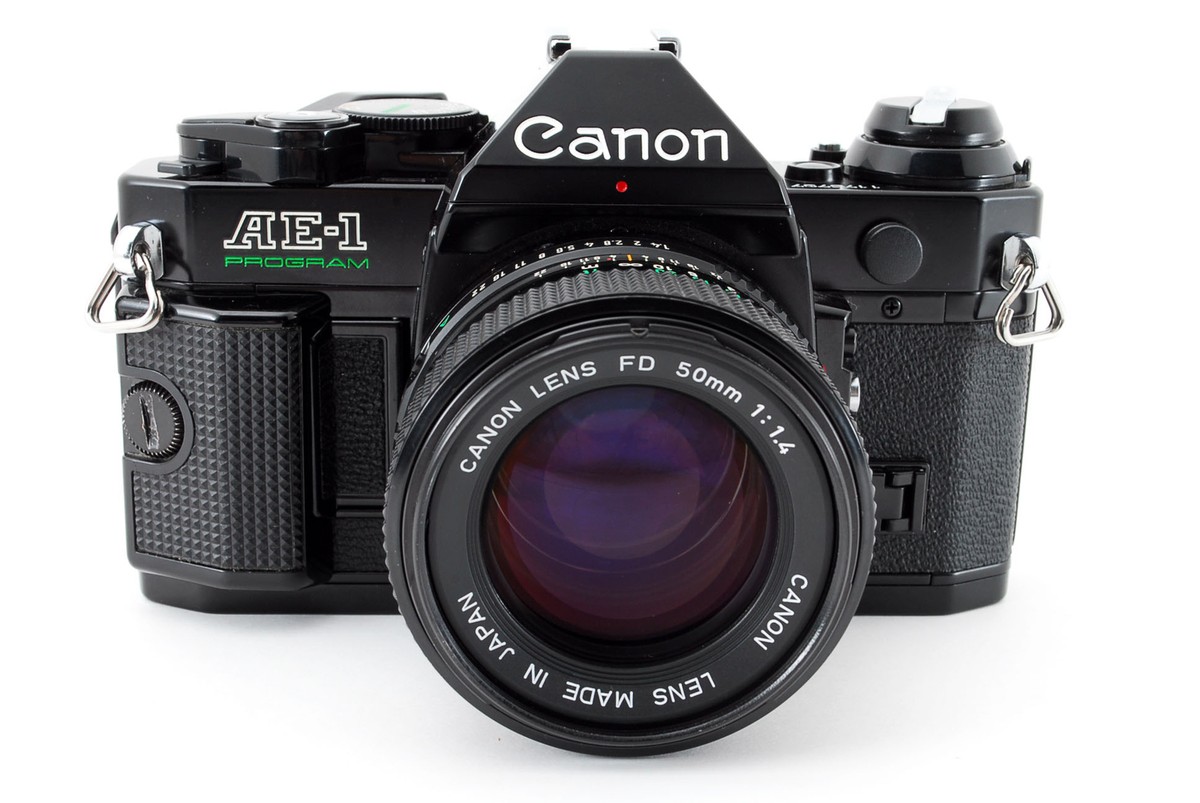 ❁完動品❁Canon AE-1 Program FD 50mm f1.4 Exc] Canon AE-1 Program SLR Film Camera w/ New FD 50mm f1.4