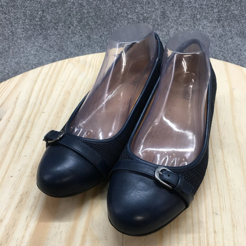 Croft и Barrow туфли женщин 9 подъемный мост повседневный поскользнуться на балетки темно-синий - Изображение 3 из 4