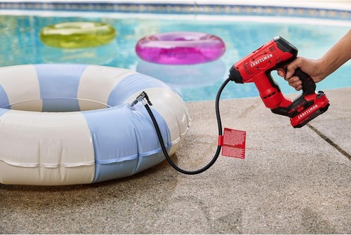 Inflador inalámbrico CRAFTSMAN V20 para neumáticos y bolas, alta presión, PSI de 150 - Imagen 9 de 10