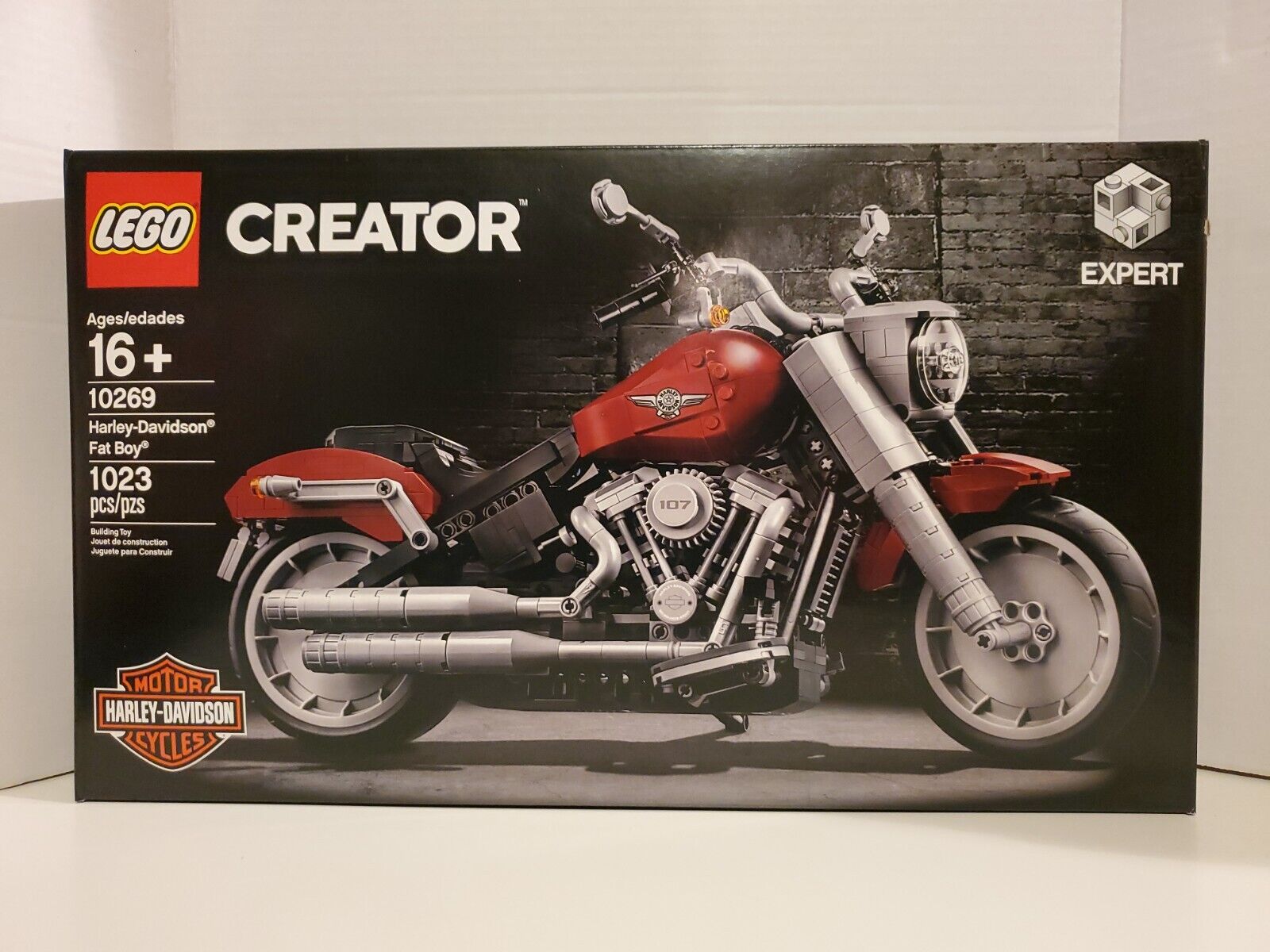 Tag telefonen automatisk filosofisk LEGO Creator Expert: Harley-Davidson Fat Boy (10269) for sale online | eBay