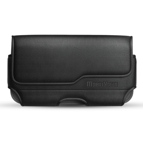 MV115 BK REIKO EXTRA LARGE POUCH BELT LOOP HOLSTER CELL PHONE CASE UNIVERSAL - Picture 10 of 10