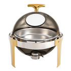 Visible Catering Stainless Steel Chafer Chafing Dish Buffet Set Roll Top 6 3 Qt